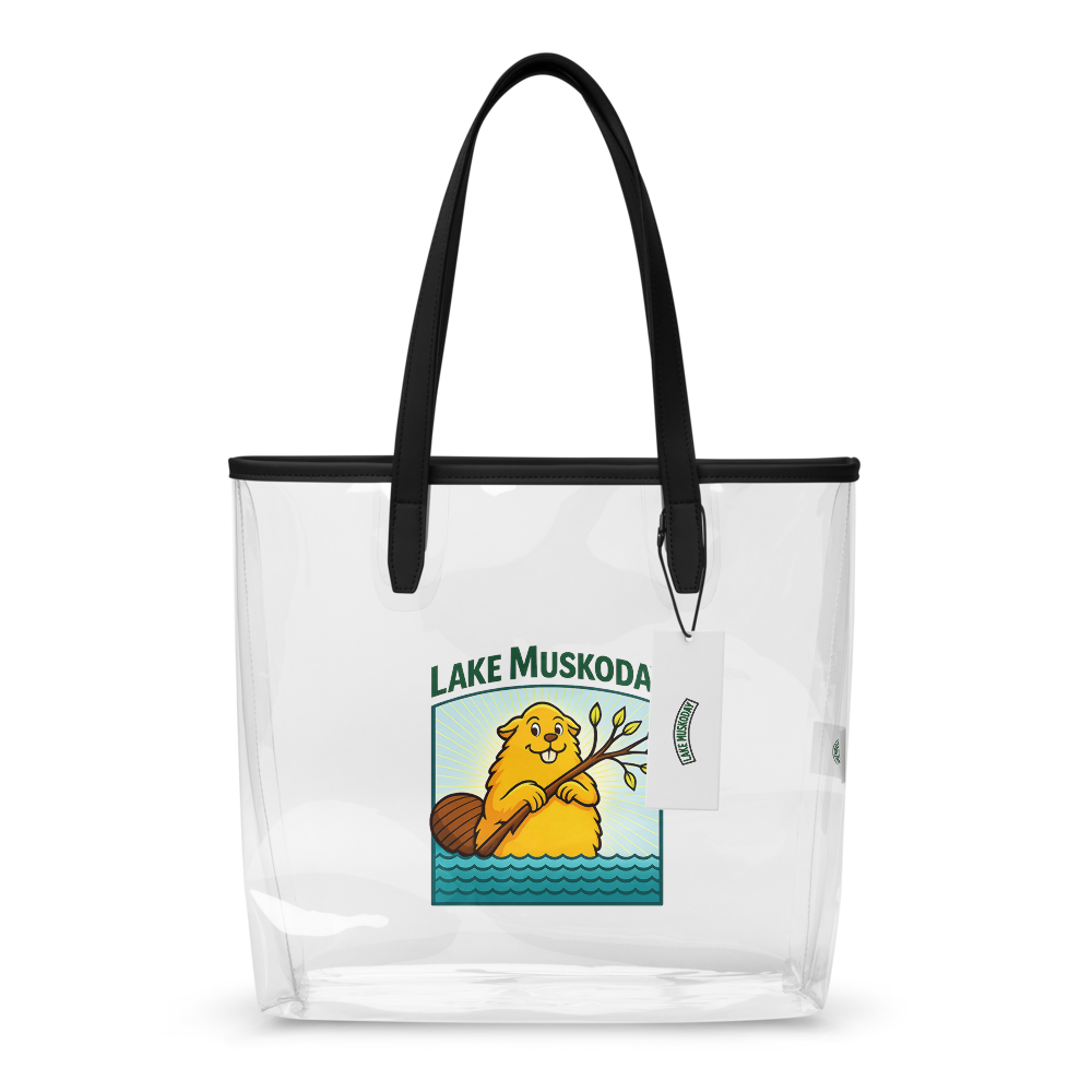 Clear Stadium & Festival Tote – Freddy the Beaver