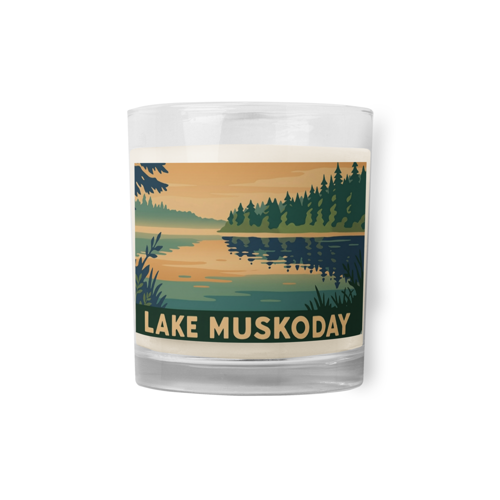 Glass Jar Soy Wax Candle - Lake View