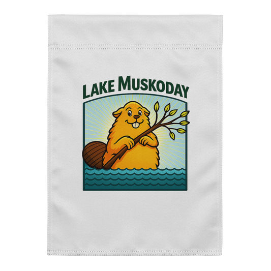 Garden Flag - Freddy the Beaver